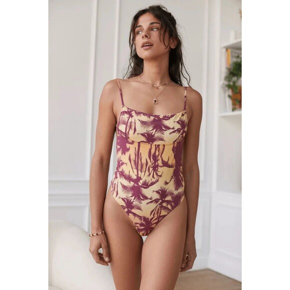 Urban Outfitters Out From Under Kaia Printed Bodysuit Size S - Picture 2 of 12